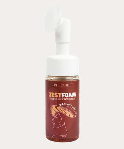 ZestFoam Advanced 2% Kojic Acid & Turmeric Foaming Face Wash