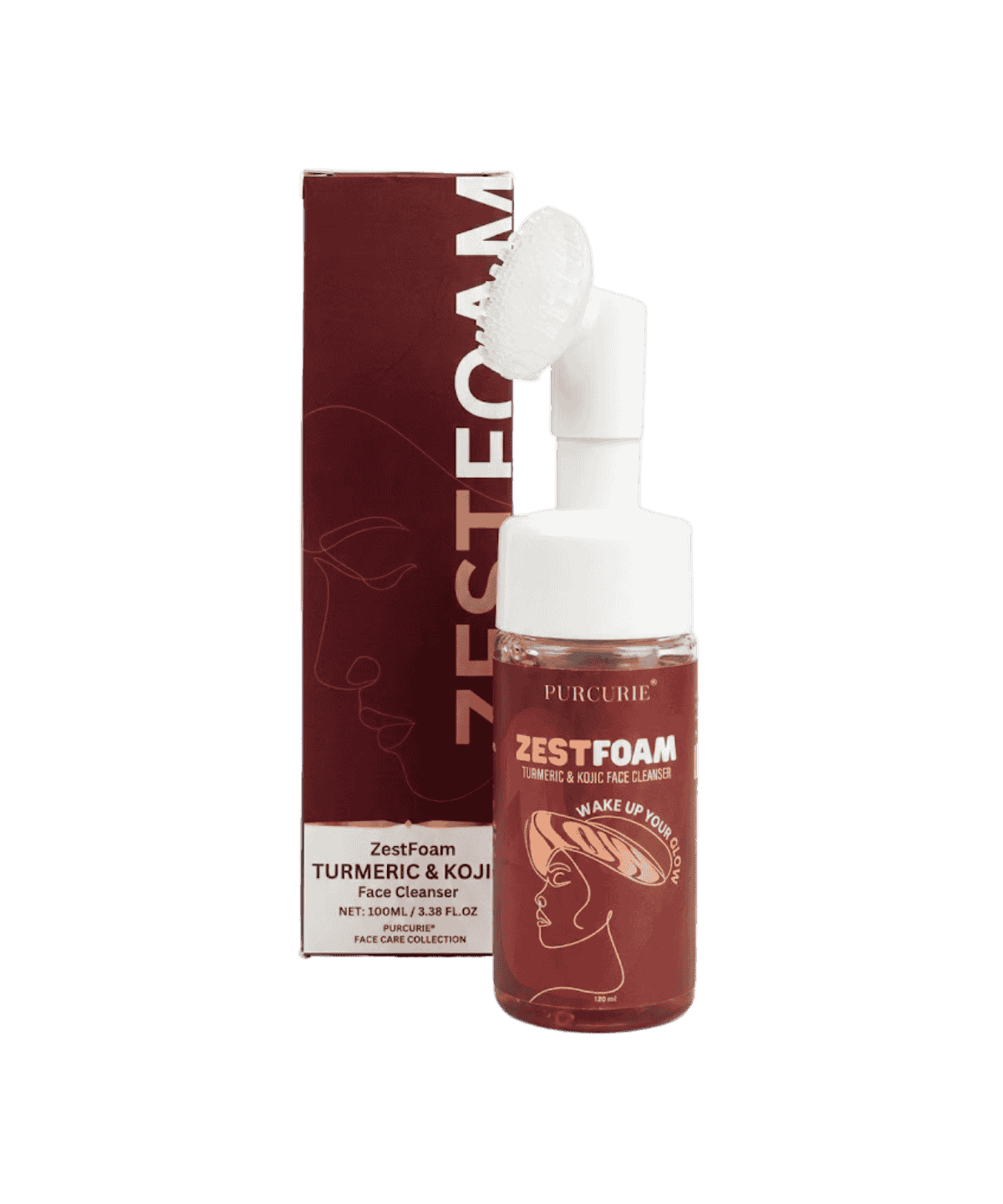 ZestFoam Advanced 2% Kojic Acid & Turmeric Foaming Face Wash